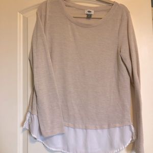Old Navy Lightweight Mixed Media Tunic Small